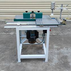 German Quality Woodworking Simple Sliding Table Router, Edge Trimming Machine, Woodworking Vertical Single Router, Dual-Purpose Router, Vertical Spindle Router