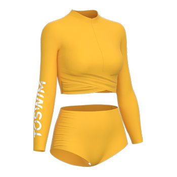 
Toswim women's vacation split swimsuit swimsuit two-piece set