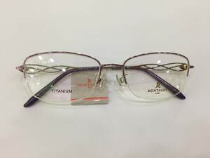 
Montagut glasses frame MONTAGUT/Montagut fashion boutique ultra-light pure titanium glasses frame MT6125JY