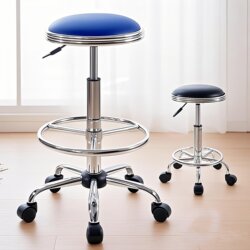 Pulley High Stool Laboratory Hospital Stool Workshop Assembly Line Work Adjustable Swivel Chair High Round Stool Without Backrest