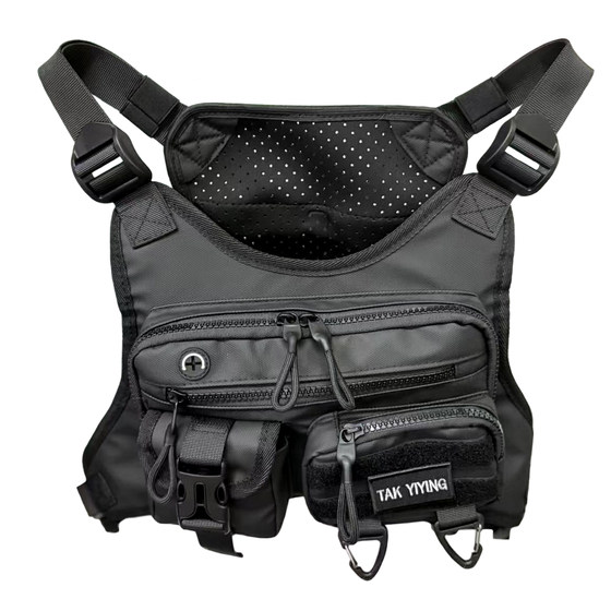 
Deyiying Second-generation tactical chest packs cycling bags street trendy vest vest bags ins motorcycle chest packs