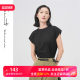 St. Hennise new round neck loose sleeveless wide -shoulder T -shirt women's pure color, lean vest, bottoming breathable GF123
