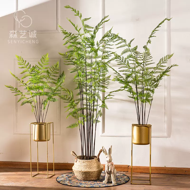 北欧ins风仿真蕨类绿植蕨树植物假树盆栽室内客厅 北欧ins风仿真蕨类绿植蕨树植物假树盆栽室内客厅