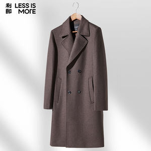 
[Double-breasted] Lilang Youth Business Woolen Jacket 2025 Winter Fashion Versatile Casual Warm Coat for Men