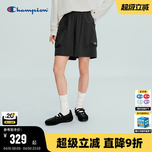
Champion Champion Casual Shorts Women's 2026 Spring New American Workwear Style Solid Color Sports Slim and Loose
