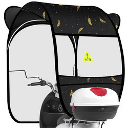 New model of battery car awning with sun protection and wind protection