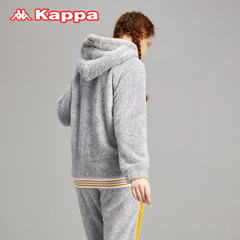 Kappa 卡帕 情侣款 双面绒家居服套装 KP1H13 天猫优惠券折后￥99包邮（￥239-140）