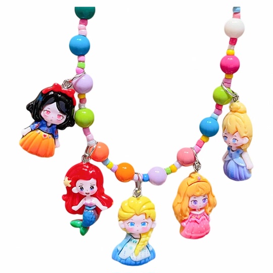 MITSOKU Charms Personnages De Dessins Animés Et Voyages - Bracelet 925 Argent Sterling & Collier Pendentif Perles, Bijoux Cadeaux Pour Femmes