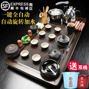 Bộ trà hoàn chỉnh, ấm đun nước hoàn toàn tự động, khay trà tích hợp, phòng khách gia đình, bàn trà kiểu Bakelite, biển pha trà kung fu