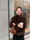 LICKYSENIOR Thousand Gold Toca Tuscan women's winter warm and high-end fur imported from Spain