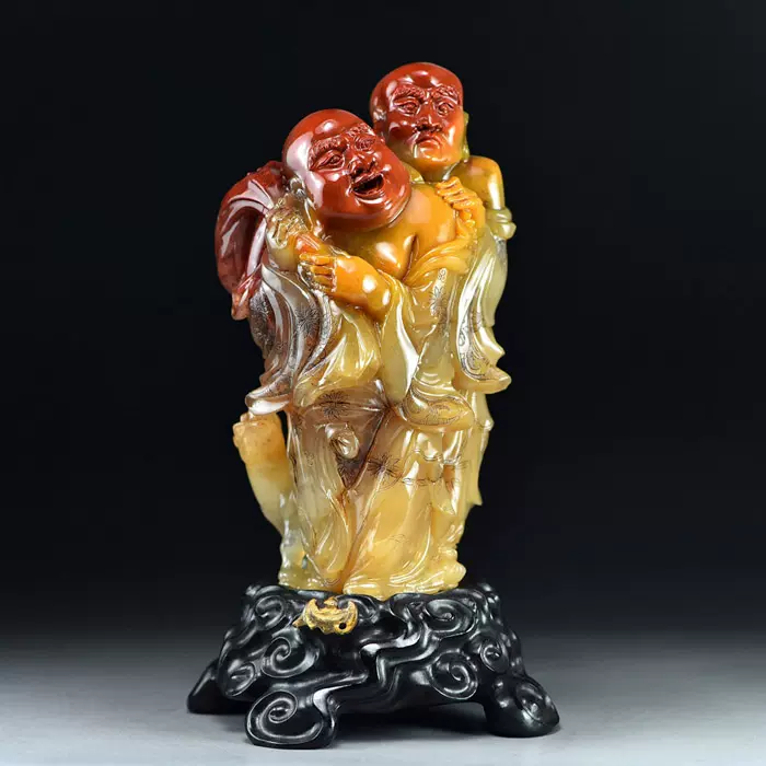 014.寿山石.芙蓉石.その他.名刻.獅子の彫り物の印材.印章.検索.魚脳凍.田黄.紅芙蓉.黄芙蓉.高山凍.唐物古玩。 寿山石（芙蓉石の彫刻） ｜石の販売専門店vec stone club