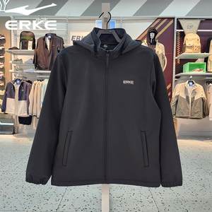 
Hongxing Erke 2024 winter new men's casual hooded sports windbreaker plus velvet jacket 11224402025