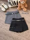 Gray high-waist irregular skirt for women with large size suits with versatile belly covering and slimming A-line wide-leg short skirt pants