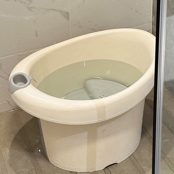 
Mom needs to prepare! Baby bathtub bathtub bathtub baby swimming bucket household large size 0 to 6 years old can sit in the bathtub