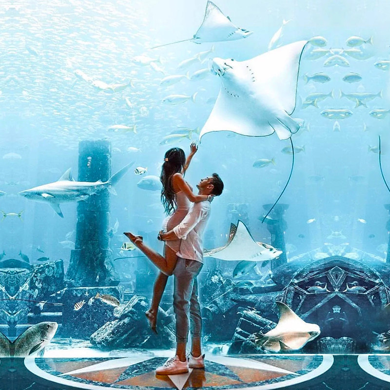 2-6人三亚旅游5天4晚跟团游海南半自由行旅行亚特兰蒂斯酒店套餐