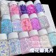 Little whale diy flow linen material cherry blossom petals leaves sequins nail art glue petals glitter quicksand decoration materials