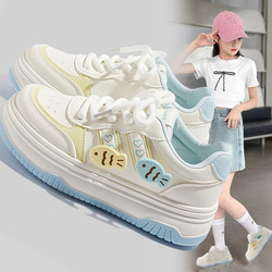 Girls' Shoes, Autumn Sneakers, White Shoes, New Spring and Autumn Children's Student Shoes 2026, Non-Slip, Lightweight, Versatile Sports Shoes