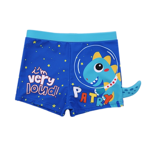 Children's swimsuit boys swimming trunks Small and young children new cartoon swimming trunks children fast dry sunscreen hot spring swimsuit