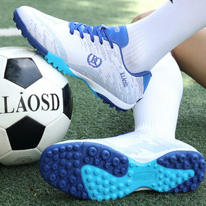 KLAOSD youth football shoes Anti -slip male and girls, children and children, children and girls with broken nail adult training shoes
