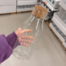 High borosilicate heat-resistant glass sealed jar and grain storage bottle