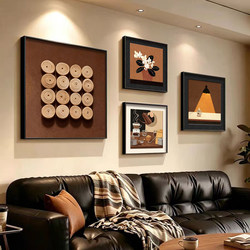 2026 New Style Living Room Decorative Painting, Vintage-Style Sofa Background Wall Hanging Painting, Creative Wall Decoration, High-End Wall Art