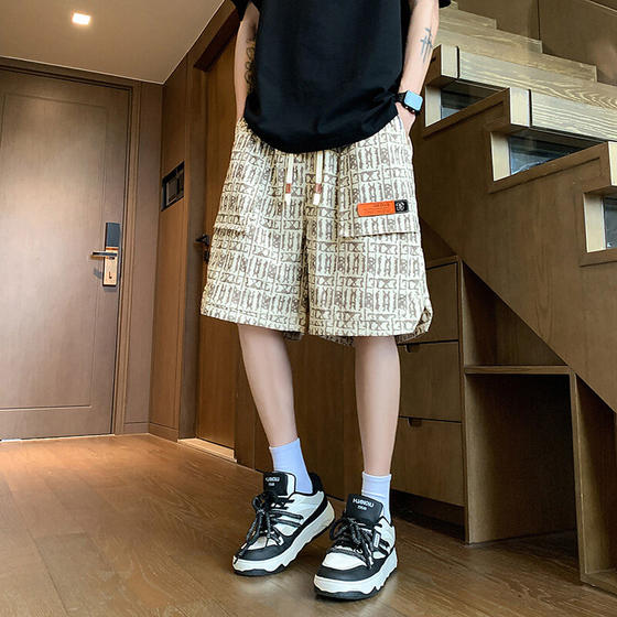 
Clearance pick-up American cargo shorts men's summer new trendy brand youth medium pants sports loose five-point pants