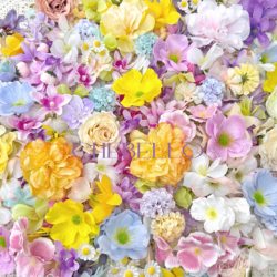 Clearance Sale: Artificial Small Flower Mixed Material Kit for Headwear, Wreaths, Silk Flowers, DIY Handmade Materials, Wedding Decoration