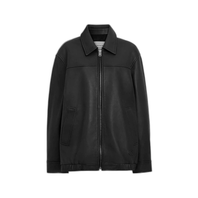 香港直邮PINKO 女士皮衣104877A21LZ99 SS2025 黑色CONFINE GIA