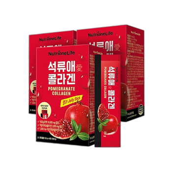 Korean direct mail NUTRIONE pomegranate collagen gel skin care and health care supplements 20g*14 bags*3 boxes
