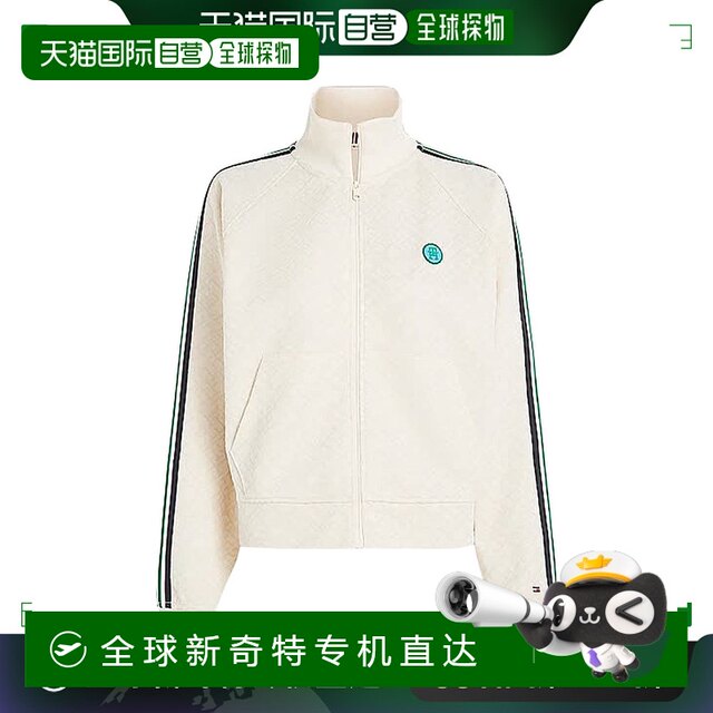 Hong Kong Direct Mail TOMMY HILFIGER Women's Sweatshirt WW0WW41500AEF SS2024 Striped Long Sleeve
