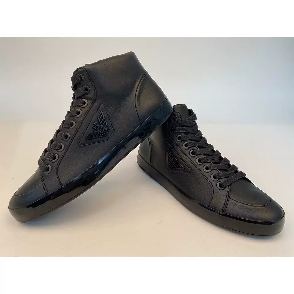 emporio armani 徽标细节休闲运动鞋 x4z023xc445