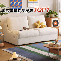 He Wooden House Whale Sofa Bed Living Room Folding Dual-Use Sofa Bed New Multifunctional Study Fabric Furniture