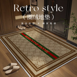 Loop Pile Entrance Door Mat, Household Carpet, Large Area Full Coverage Mat for Entryway, Non-Slip Mat for Doorway