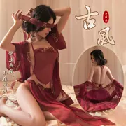 Bộ đồ ngủ Hanfu kích thước lớn béo mm phong cách cung điện siêu cổ tích công chúa trang phục cổ xưa quý phi vợ lẽ gợi cảm phong cách cổ xưa áo ngủ nữ cổ xưa bộ đồ giường quần áo áo tấc tay thụng đồ cổ trang nữ