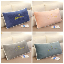 Cute Pillow, Bedside Cushion, Pillow for Sleeping on Bed, Long Pillow for Double or Single Use, Student Dormitory, Removable and Washable, for Women