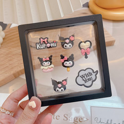 Car Interior Display Dashboard Cute Female Electric Vehicle Instrument Panel Screen 3D Sticker Decorative Sticker