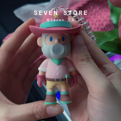 Authentic Bob Boyfriend Car Hanging Ornament for Rearview Mirror, Hand-Made Figurine, Boy's Accessory, Solid Wood Bead String Gift