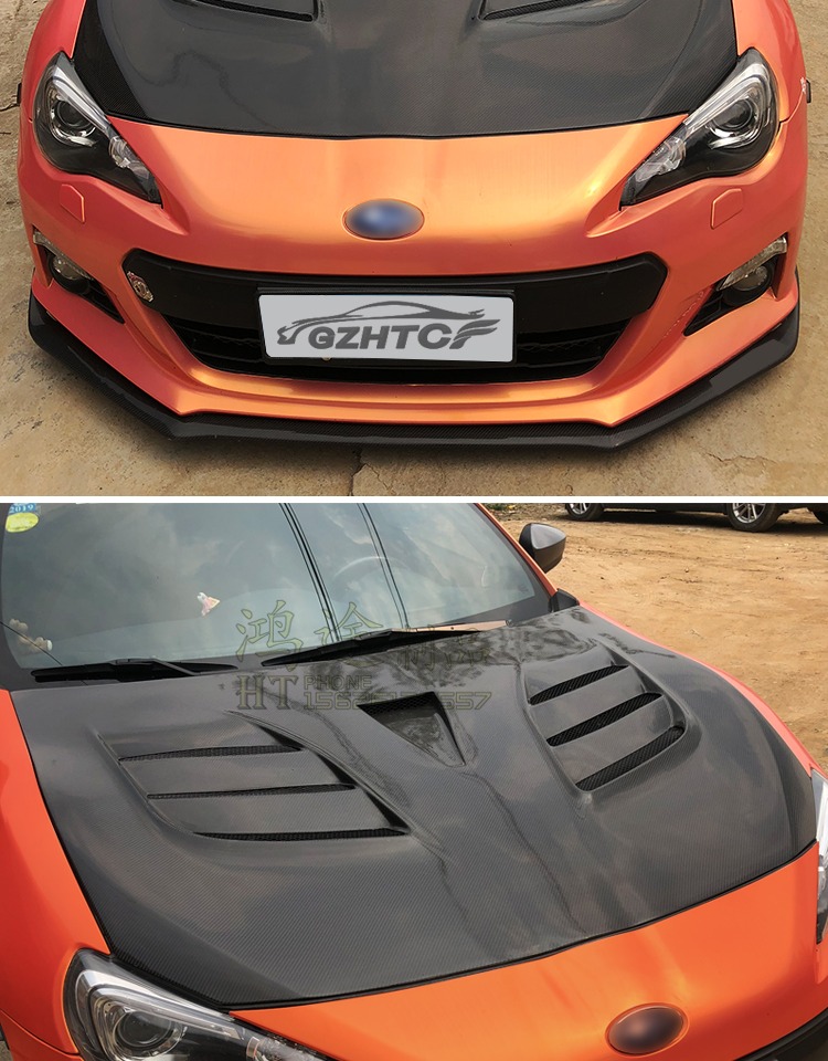 Suitable for Toyota GT86/Subaru BRZ carbon fiber hood modification ...