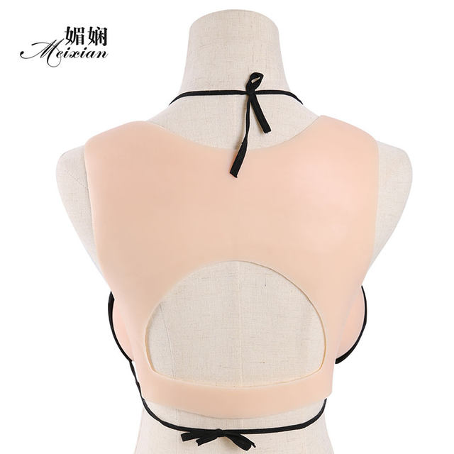 Meixian Silicone Cross Dressing Pseudo Mother Prosthetic Breasts For Men To Dress Up As Women 5464