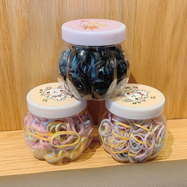 
Candy color children's head rope for girls disposable rubber bands without hurting hair rope simple princess hair ring cute girl hair accessories