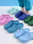 Dép Đi Trong Phòng Phẫu Thuật Hoa Hồng Không Dây Cho Nam Và Nữ Chống Trơn Trượt Đế Mềm Crocs Bác Sĩ Và Y Tá Giày Phẫu Thuật Thử Nghiệm 