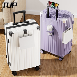 Tup Luggage Suitcase for Men and Women, New Model 24inch Boarding Suitcase, High Appearance Value, Large Capacity, Lightweight Trolley Case, Password Lock, Silent