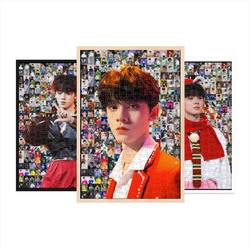 Zuohang star peripheral rice-made idol mosaic puzzle wooden adult toys 1000 pieces birthday gift