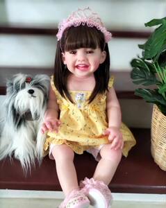 70 cm simulation Little girl doll 6-9 months children's clothing model niche collection hobby personalized gift