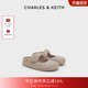CHARLES/KEITH autumn and winter women's shoes CK1-70900531 casual soft sole Mary Zhen shallow mouth lazy shoes for women