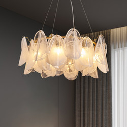 2025 New French-Style Living Room Villa Large Chandelier Light Luxury Designer Lighting Cream Style Dining Room Bedroom Smart Lamp