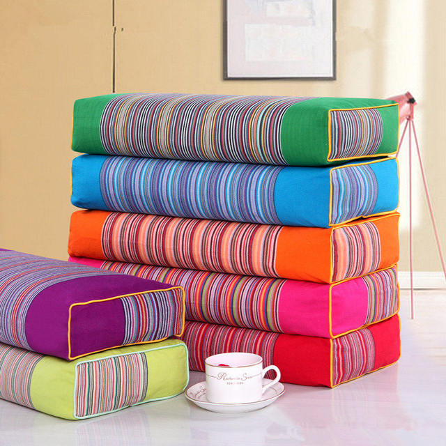 Shandong old coarse cloth pure cotton pillow buckwheat skin pillow adult cervical spine square pillow removable and washable cervical spine pillow special price