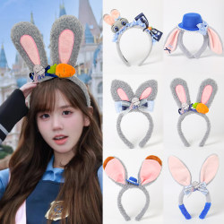 Disney Headband Female Rabbit Police Officer Judy Zootopia Atmosphere Headband Cute Photo Prop Hair Accessory