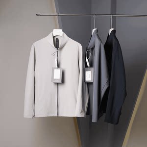 
Offline 899! Cold-sensing sun protection! Light and breathable! 3D stand-up scissors! Men's outdoor casual stand-up collar jacket jacket