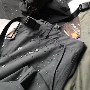 
Daily order! Store cow pants! Windproof and water repellent! Spring and summer men’s functional style elastic waist buckle straight casual pants
